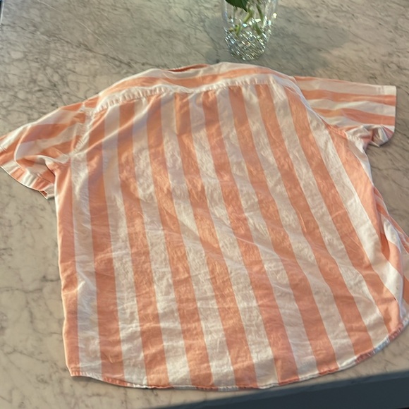 Striped short sleeve button down shirt. Abercrombie & Fitch Men’s XXL. - Picture 8 of 9